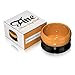 Fine Accoutrements Classic Shaving Soap Bowl, Solid Stoneware Construction, Stackable and Color Coded, Orange and Black
