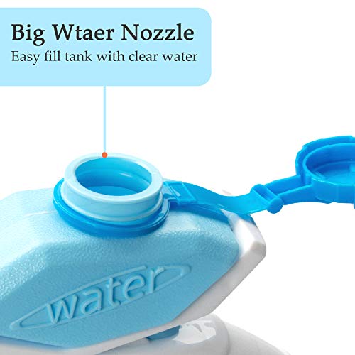 SAOCOOL Pool Guns for Kids, Water Guns High Capacity 1200CC Squirt Gun 32ft Water Soaker Blaster Squirt Toy Swimming Pool Beach Sand Water Fighting Toy (Blue)