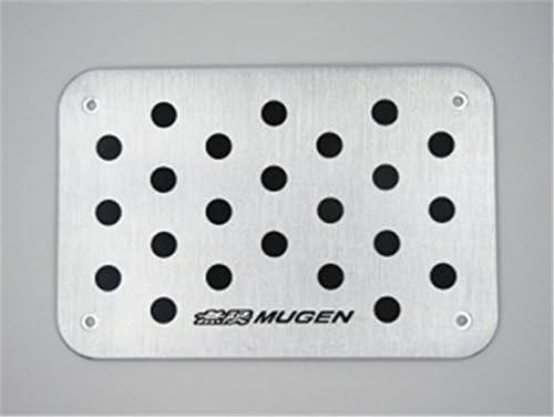 Ushopkins Universal Car Auto Aluminum Floor Carpet Mat Pad Plate Pedal For Honda MUGEN Black Mark