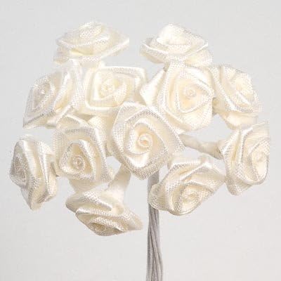 Ribbon Rose - Ivory (Pk 144)