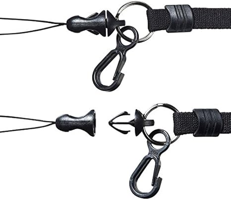 Amazon サンワサプライ ネックストラップ 安全パーツ 長さ調節付き ブラック Dg St17bk カメラ 双眼鏡用ストラップ ホルダー 通販