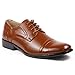 Magestik Men's Two Tone Black White Perforated Wing Tip Lace Up Oxford Dress Shoes