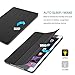 ProCase Smart Case for iPad Air 2 2014, Ultra Slim Lightweight Stand Protective Case Shell with Translucent Frosted Back Cover for iPad Air 2nd (A1566 A1567) -Black