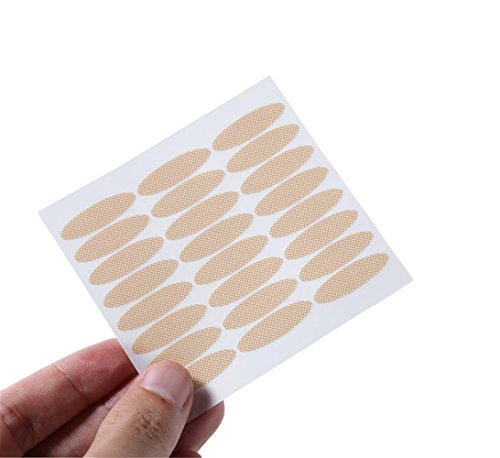 240 Pairs Wide Nature Skin Color Lace Mesh Waterproof Sweatproof Makeup Eyelid Stickers Invisible Self-adhesive Non-trace Eyelid Tape Big Eye Decoration Non Reflective Eyelid Sticker - Thumbnail 4