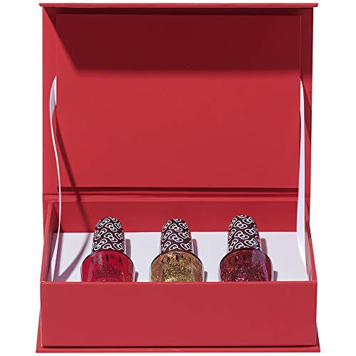 OPI Hello Kitty Nail Polish Collection, Lunar New Year Trio Gift Set, 0.5 Fl Oz each (Best Holiday Nail Polish 2019)