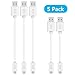 5-Pack Micro USB Cable, UNITEK Premium USB 2.0 Short Micro B Sync & Charging Cord (0.66ft, 1ft) for Samsung, HTC, Motorola, Nokia, Android Smartphone and Tablets