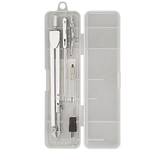 Geometry Compass Set, 5 Pieces Drafting Drawing Compass Tools