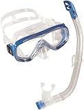 Cressi ONDINA & TOP JR, Junior Kids Snorkel Set for Diving - Made in Italy