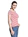 Maggie Tang Short Sleeve Trendy Fitted Off Shoulder Modal Blouse Top T-Shirt
