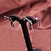 Uisex Front Back 3d Giraffe Animal Pierced Ear Studs Earrings Tibetan Silver