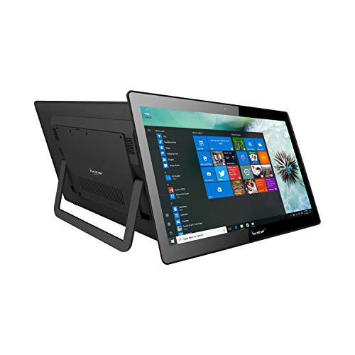 iView 2150AIO Pro 21.5-Inch Touch Screen All in One Computer, Intel Celeron 4GB RAM 64GB HDD (Expandable Notebook Drive), WiFi 2.4/5GHz, Windows 10, Wireless Keyboard & Mouse (2150AIO WIN 10 PRO 64GB)