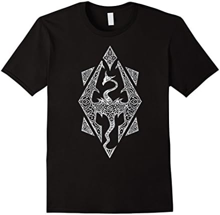 Men's The Mark Of Akatosh shirt Medium Black