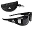 Mountec Men's Sunglasses Fit Over Glasses Polarized Lens with Premium Protection Case for Outdoor Fishing Driving