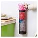 Bag Holder Dispenser, 1PC Hanging Storage Folding Mesh Garbage Bag Trash Bags Organizer Recycling Grocery Pocket Containers for Kitchen (Black)