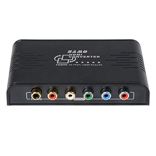 HDMI To Component ConverterÂ ,ZAMO 1080P HDMI to YPbPr Component RGB Scaler Converter Supporting Coaxial & R/L Audio Output-With Scaler Function