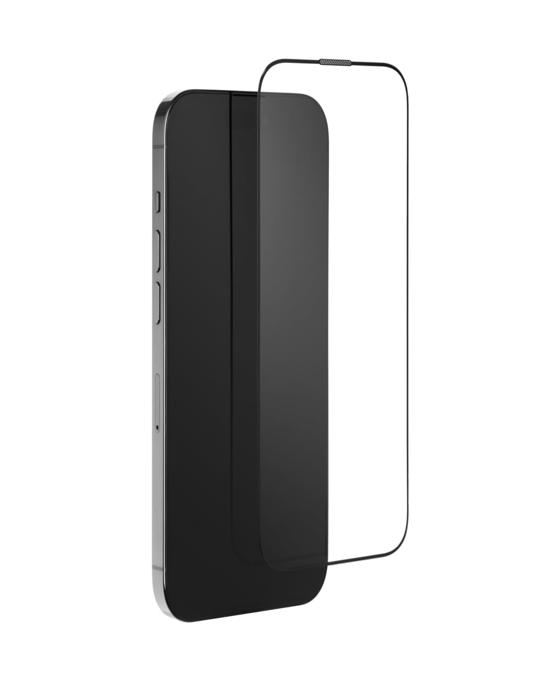 Mujjo UltraClear Glass Screen Protector for iPhones 15 Plus and 14 Plus - Premium Quality with 9H Hardness and Electroplated Coating - Pack of 2 - Made with Recycled Materials