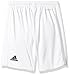 adidas Tastigo 17 Climacool Quarter Length Soccer Shorts, White/White, Medium