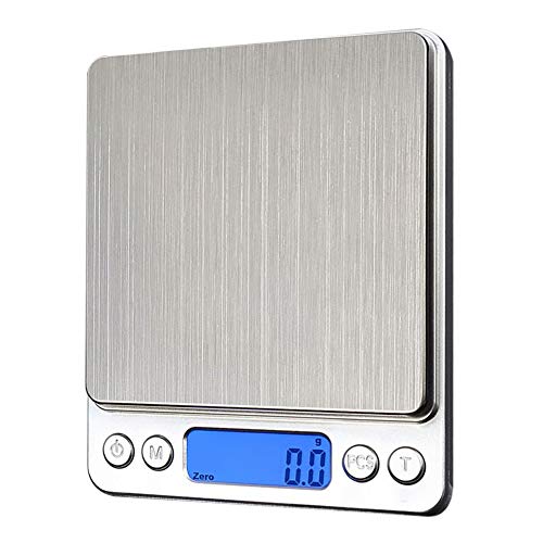 Businda Weight Gram Scale Digital Pocket Scale, Digital Weight Grams Scale, Food Scale, Jewelry Scale Black, Kitchen Scale (3kg/0.1g)