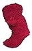 Ladies Girls Sherpa Fleece Slipper Booties with Gripper Sole and Pom Poms, one Size 4-7.5 USA