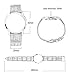 Simple Couples Quartz Watch,Fashion Women Men Unisex Suede Leather Strap Wrist Watches,Black-Silver