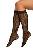 Comfort Choice Women's Plus Size 6-Pack Multi-Textured Trouser Socks