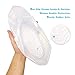 ARUNNERS Waterproof Boots Women (Clear, XL)
