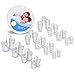 Comezy Anti Snoring Devices - 12 Stop Snoring Nose Vents For Travel & Home Sleep Aid - Snoring Solution Nasal Dilators，Ease Breathing,Healthy sleeping helper