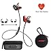 Bose SoundSport Pulse | Sport Heart Rate Bluetooth Wireless In-Ear Headphones - Red & Charging Case - Bundle