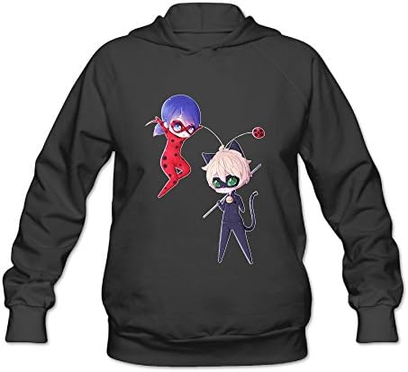 Miraculous Ladybug And Cat Noir Logo Women's Hooded Sweatshirt