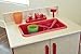 ECR4Kids Birch Pretend Play Kitchen Sink Playset for Daycare, Natural