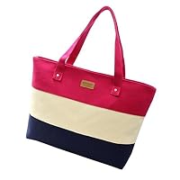 Women Large Canvas Shoulder Bag Handbag Cross-body Bags Cheap Colors for Girl by TOPUNDER YT