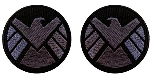 AVENGERS Movie SHIELD Logo Costume Shoulder Patch Set of 2
