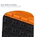 Yaktrax SkiTrax Ski Boot Tracks Traction and Protection Cleats (1 Pair), Small , Black/Orange