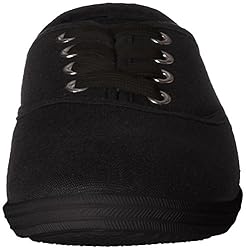 Easy USA - Womens Canvas Lace Up Shoe with Padded