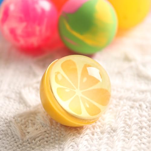 HAKACC 50 Stück Flummies für Kinder 25 mm Flummis Springball Bunte Flummis Gummibälle Hüpfbälle für Kindergeburtstag Gastgeschenke Belohnungen im Klassenzimmer Verwendet Werden