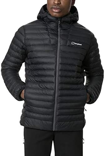 Berghaus Men's Vaskye Synthetic Insulated Jacket | Extra Warm | Durable Coat | Lightweight Design | Puffer Jacket, Black/Black, 2XL