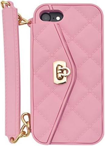 PLATA for iPhone 7 / iPhone 8 Case Hand bag Silicone Case Soft Rubber [ pink ]