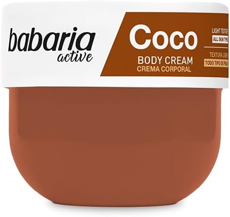 Babaria Coconut Oil Intensive Moisturiser Body Cream 400ml Hydrating Skincare