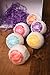 Bath Bomb Set– 6 Pack of Bath Fizzies with Natural Ingredients – Great Gift Idea For Mom, Women, Grandma - Made with Essential Oils, Sea Salts & Shea Butter Best Birthday, and Anniversary Present