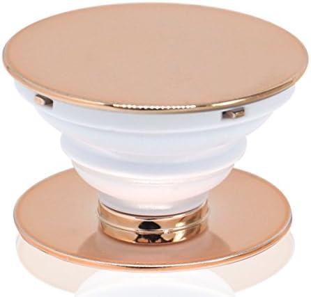 Pop Out Stand and Grip for Smartphones and Tablets Expanding Mobile Phone Socket Holder 360 Rotation, by Amotus (Rose Gold)