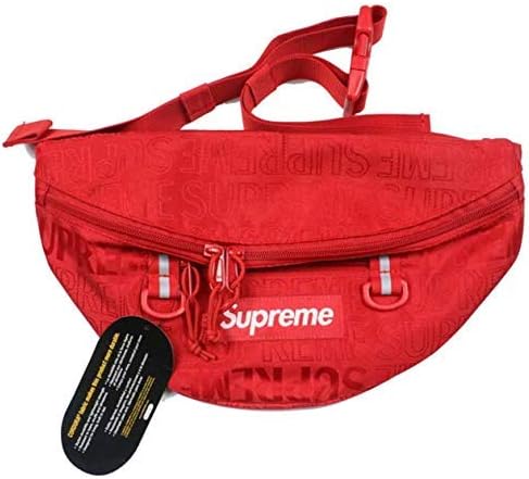 The Mass Fanny Pack Sup Waist-Bag for Man Women Outdoors Running Travel Climbing Carrying Cellphones(Army Green) (19ss Red)