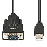 USB to Serial Adapter, Benfei USB to RS-232 Male (9-pin) DB9 Serial Cable, Prolific Chipset, Windows 10/8.1/8/7, Mac OS X 10.6 and Above, 24 inch Length