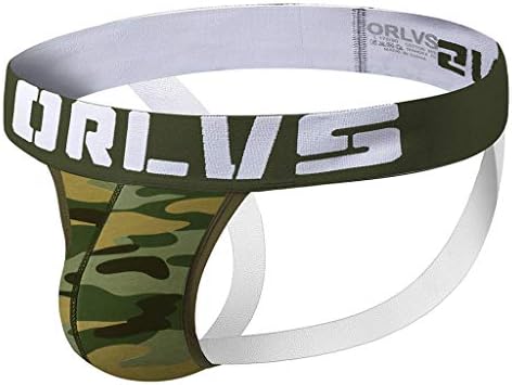 OMINA Clearance Sale Mens Jockstrap Bulge Pouch Camouflage Low Rise Underwear Bikini Short Underpants Boxer Brief