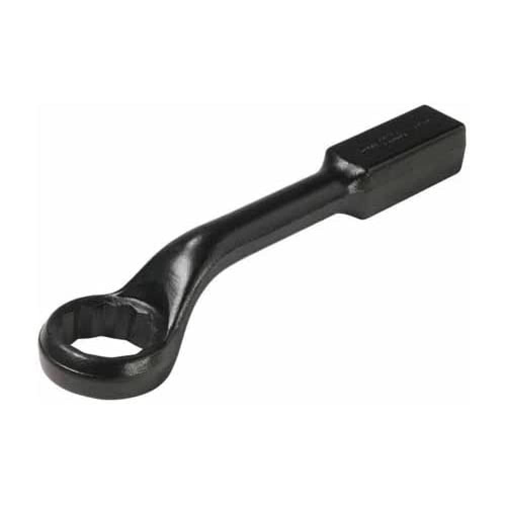 Bahco 315Z-1.11/16 1.11/16 Zoll Ring End Slogging Wrench Double Hex with 45 Degree Offset Head, Black