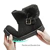 AOMAIS-Womens-Winter-Snow-Boots-Warm-Ankle-Booties-Short-Boots-with-Buckle-Brown-Black