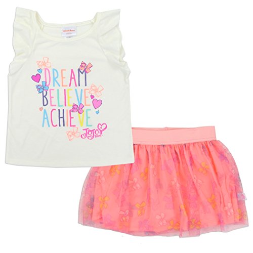 nickelodeon JoJo Siwa JoJo Siwa Girls 4-6X Two-Piece Scooter Skirt Set (5)