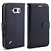 LK Case for S6 Active, Galaxy S6 Active Wallet Case, Luxury PU Leather Case Flip Cover with Card Slots & Stand for Samsung Galaxy S6 Active, Black