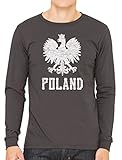 Cybertela Poland White Eagle Men's Long Sleeve T-shirt