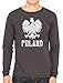 Cybertela Poland White Eagle Men's Long Sleeve T-shirt
