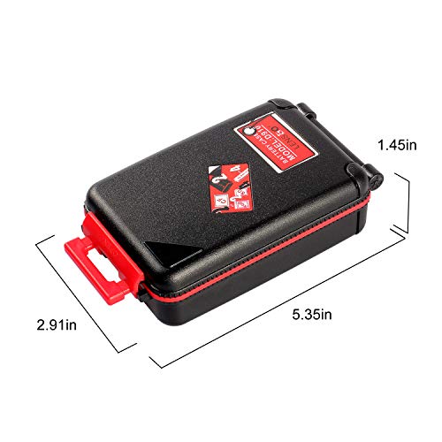 Professional Memory Card Case Water-Resistant Anti-Shock SD XQD CF Compact Flash Camera Battery AA | Media Storage Holder Organizer Photography Accessories